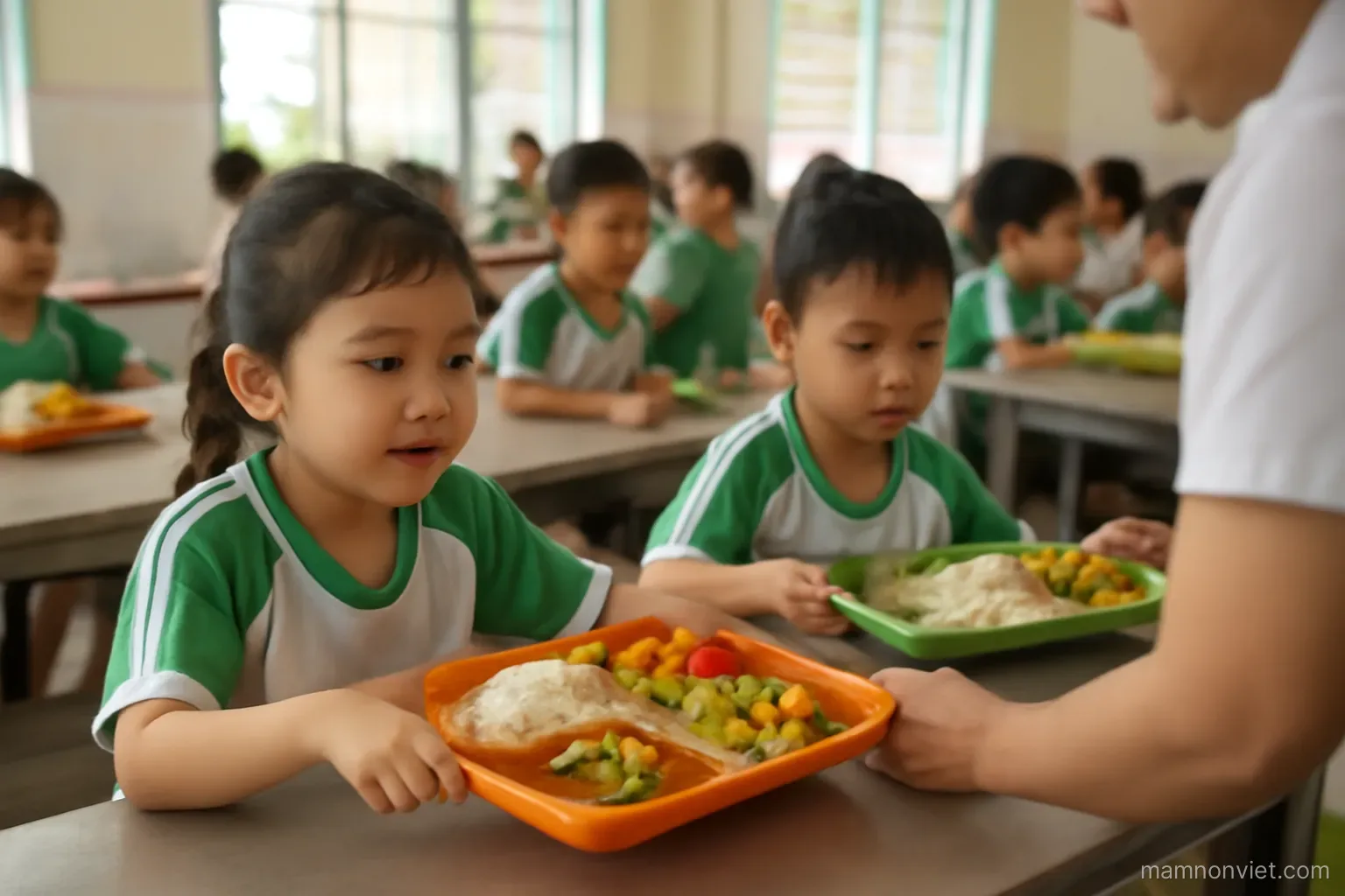 Cho bé làm quen ẩm thực Việt từ bữa cơm nhà