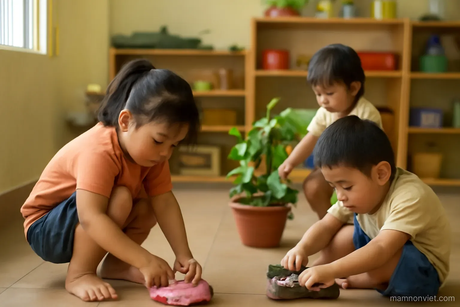 Đưa đồng dao vào giờ học ở lớp mầm non