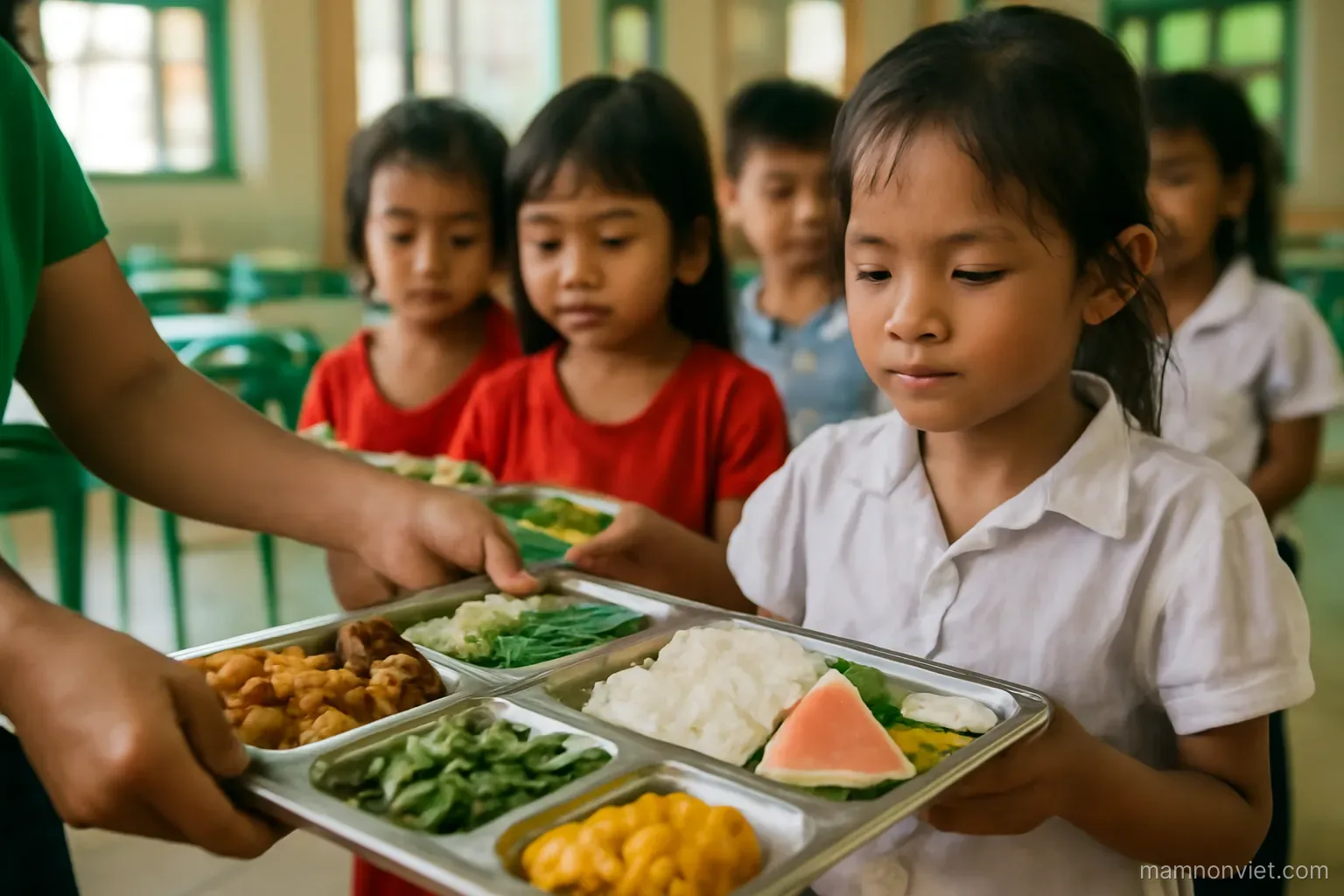 Rau củ quê trong khẩu phần của trẻ