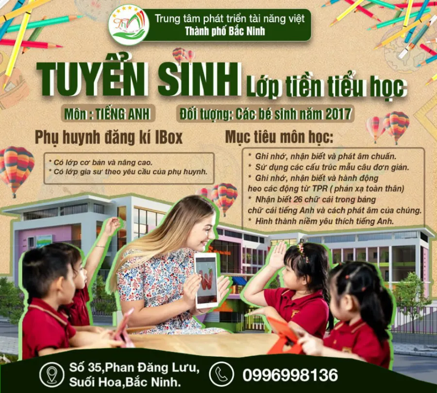 Trung Tâm Phát Triển Tài Năng Việt Thành Phố Bắc Ninh