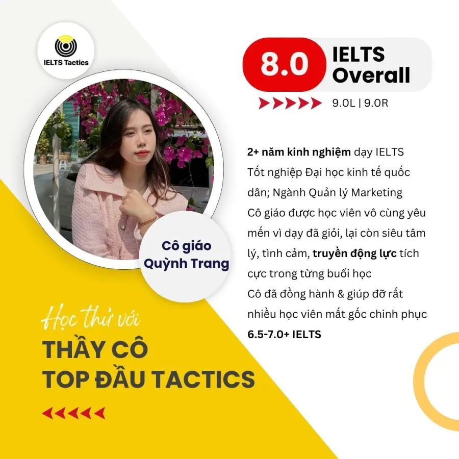 Trung tâm luyện thi IELTS Tactics