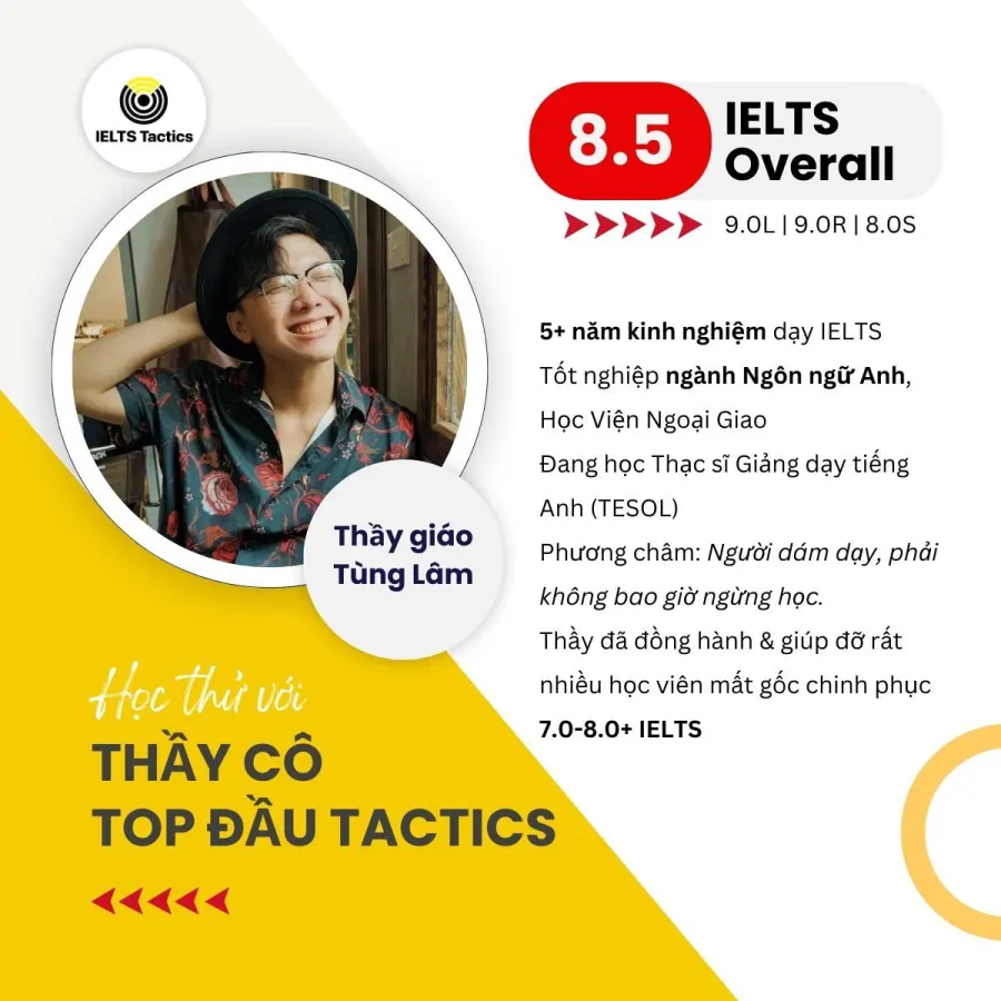 Trung tâm luyện thi IELTS Tactics