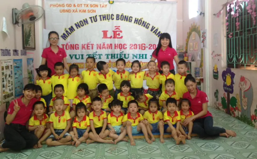 Trường mầm non Bông Hồng Vàng - Kim Sơn, Sơn Tây