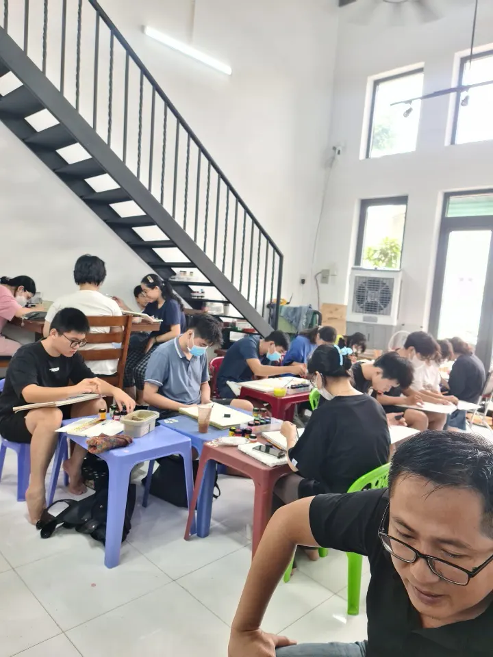 Lớp Vẽ Thầy Hồ - Lê Hồng Phong , Phú Hòa (CS2)