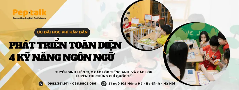 Trung tâm Anh ngữ Peptalk - Phúc Xá