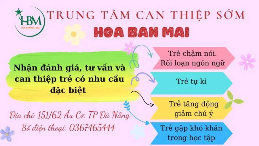 Trung Tâm Can Thiệp Sớm Hoa Ban Mai