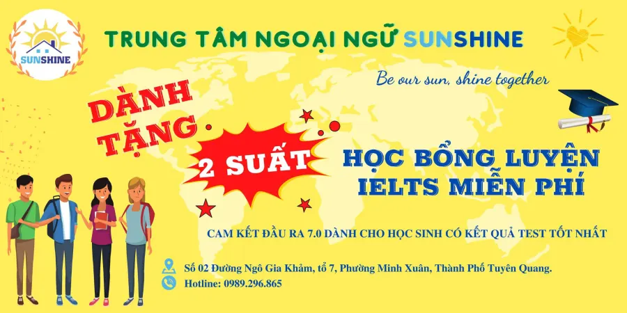 Trung Tâm Ngoại Ngữ Sunshine - IELTS TUYÊN QUANG