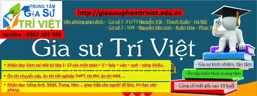 Trung Tâm Gia Sư Sư Phạm Trí Việt