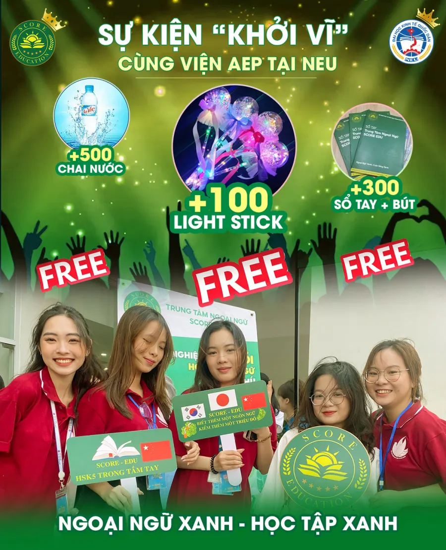 Trung tâm Ngoại Ngữ Xanh Score Edu CS1
