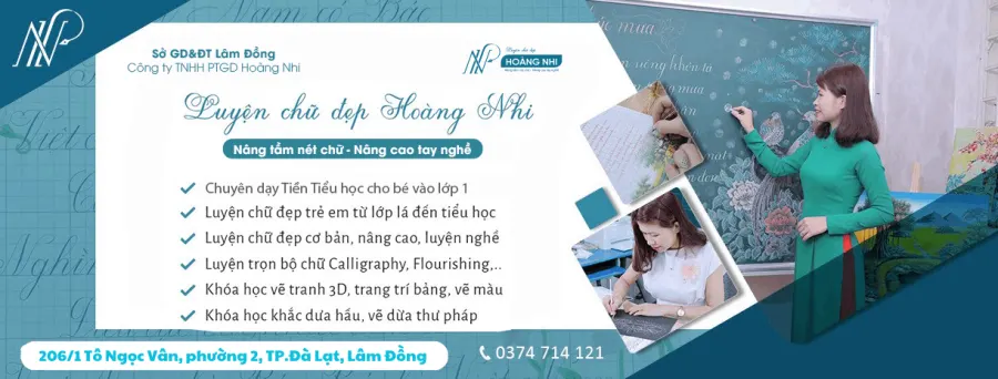 Trung Tâm Luyện Chữ Đẹp Hoàng Nhi