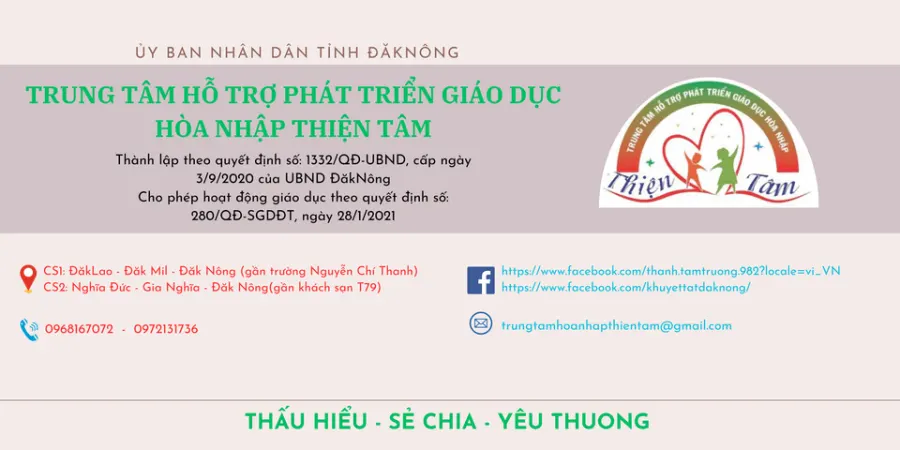 Trung tâm hỗ trợ phát triển giáo dục hòa nhập Thiện Tâm