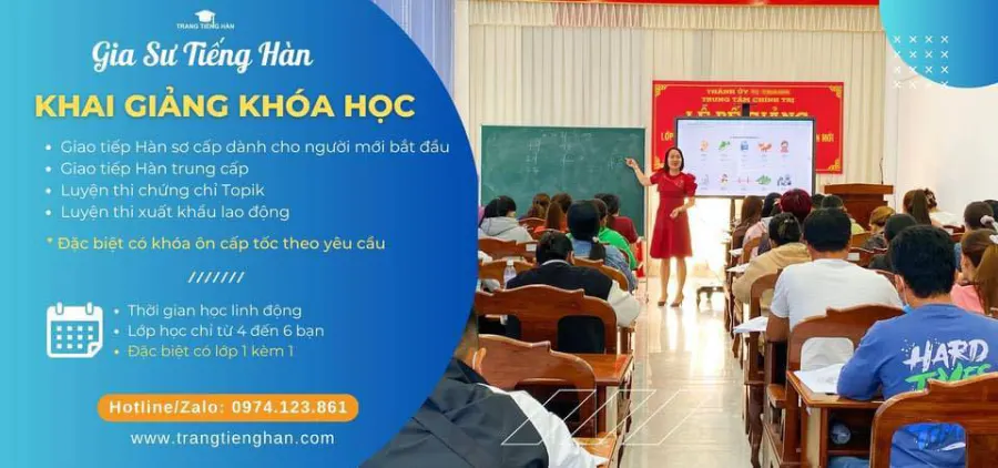 Trung tâm Gia sư Tiếng Hàn