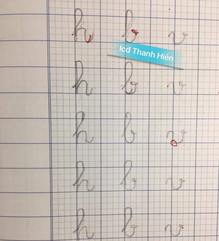 Lớp Luyện Chữ Đẹp Thanh Hiền