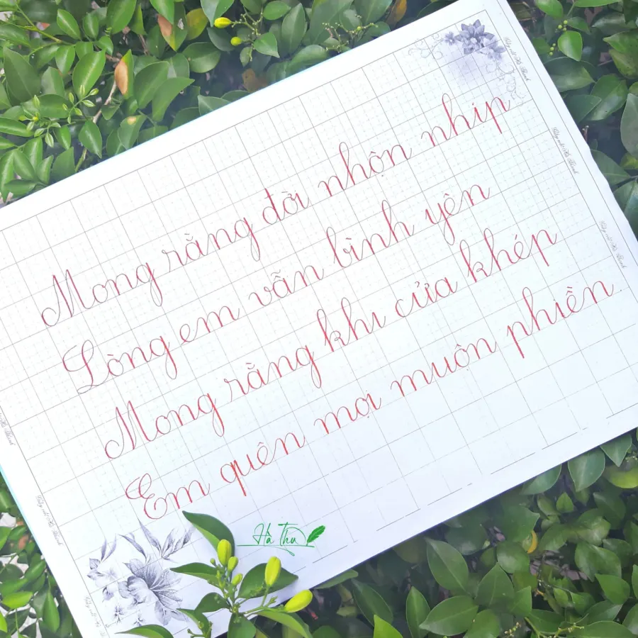 Lớp Luyện chữ đẹp Hà Thu