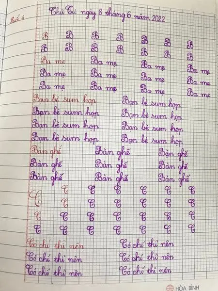 Lớp Luyện chữ đẹp KIMI