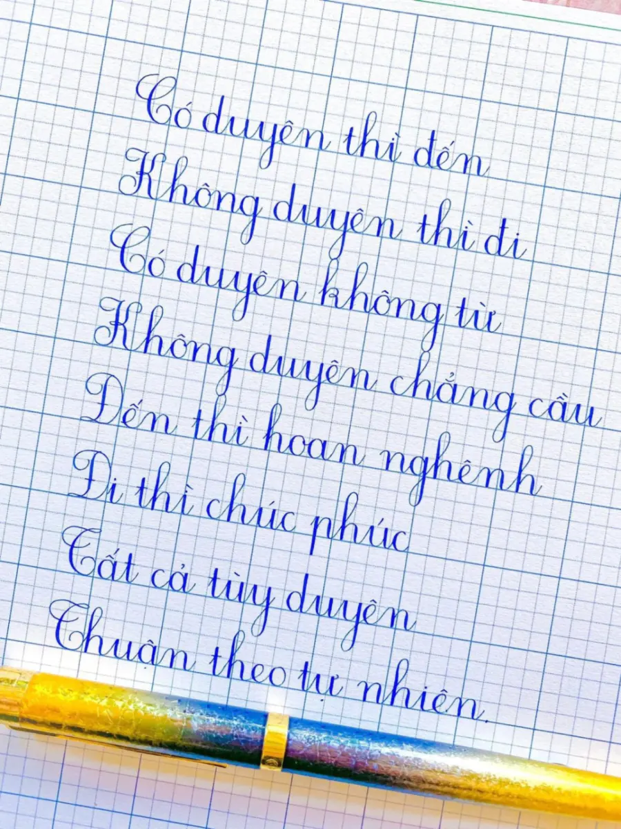 Lớp Cô Trang - Tiền tiểu học, Luyện Chữ Đẹp