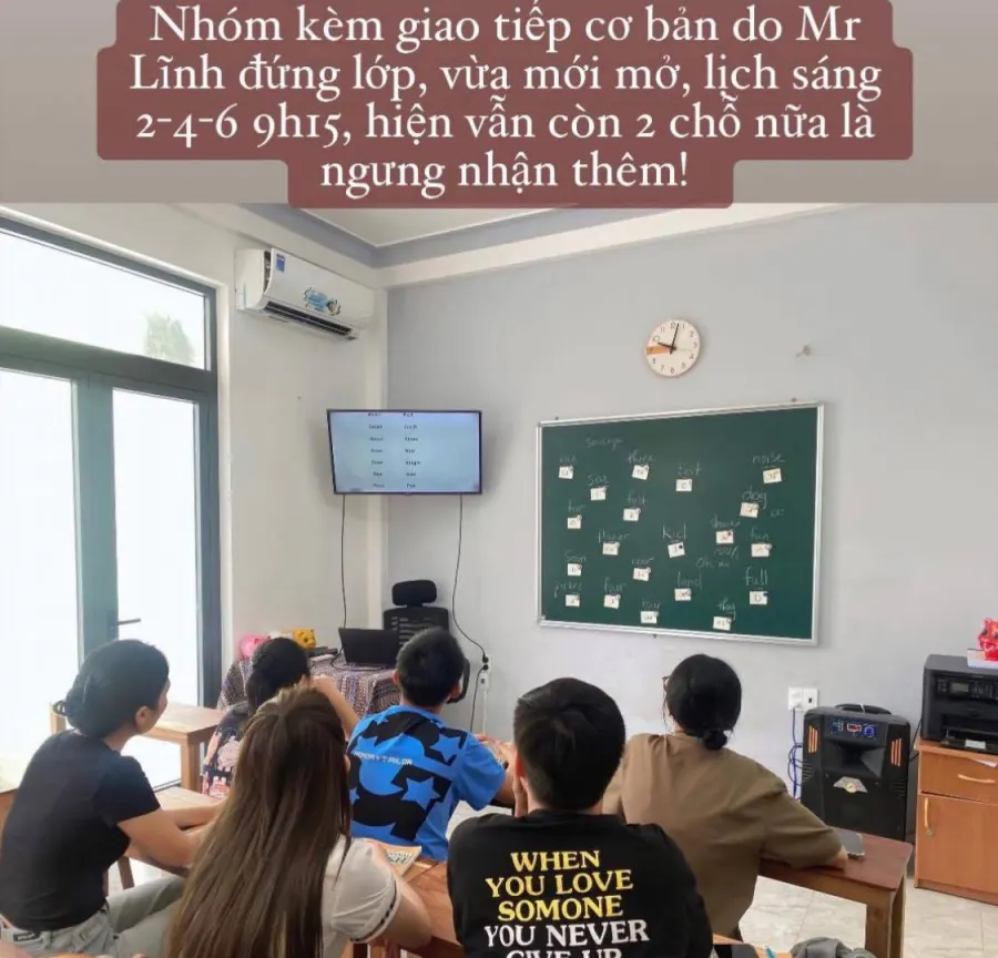 Trung tâm Tiếng Anh giao tiếp Mr. Trần Lĩnh