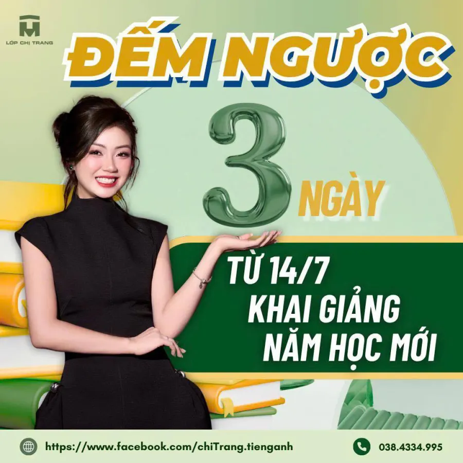 Lớp Tiếng Anh chị Trang