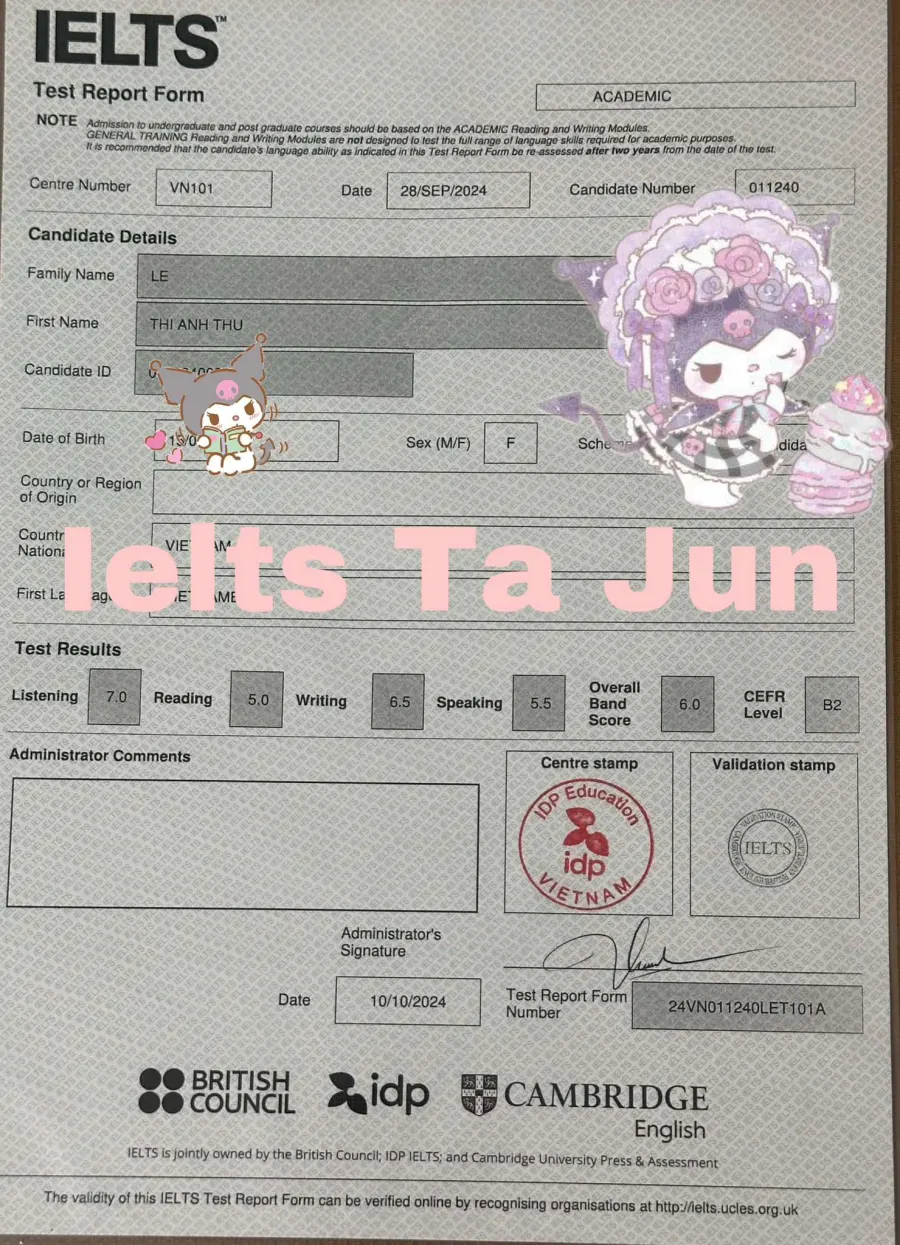 Trung tâm IELTS Ta Jun