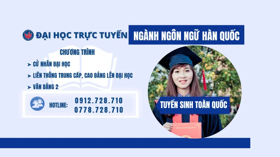 Đại học trực tuyến ngành Ngôn ngữ Hàn Quốc