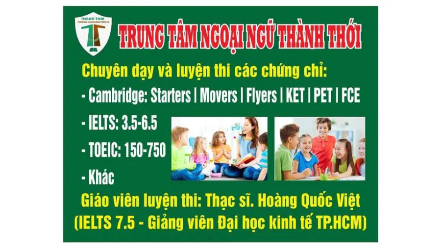 Trung tâm Ngoại Ngữ Thành Thới