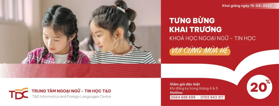 Trung tâm Ngoại ngữ - Tin học T&D
