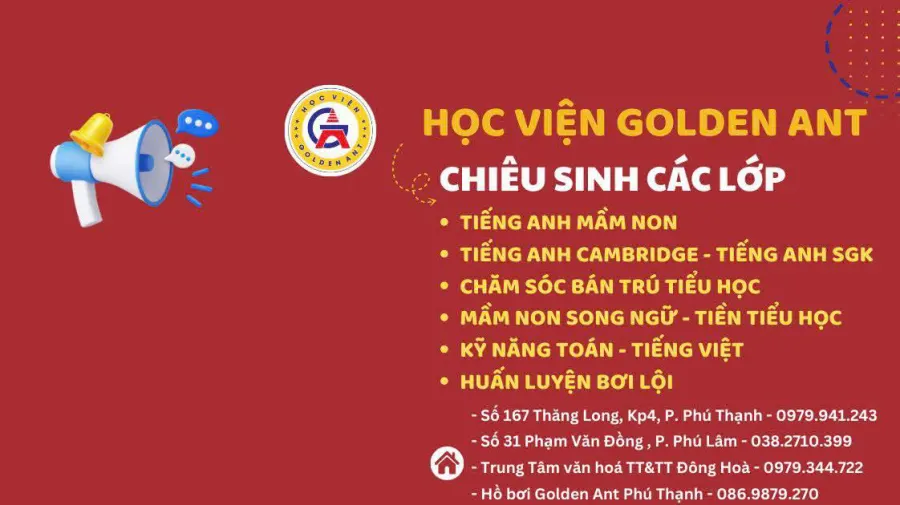 Trung tâm Anh Ngữ Golden Ant