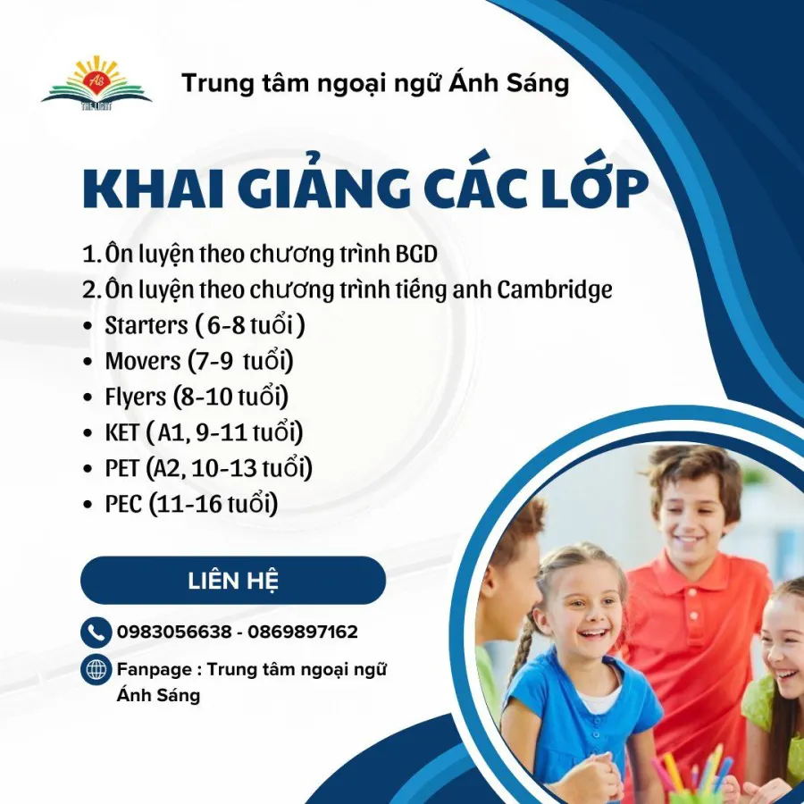 Trung tâm Ngoại Ngữ Ánh Sáng - The Light English Center