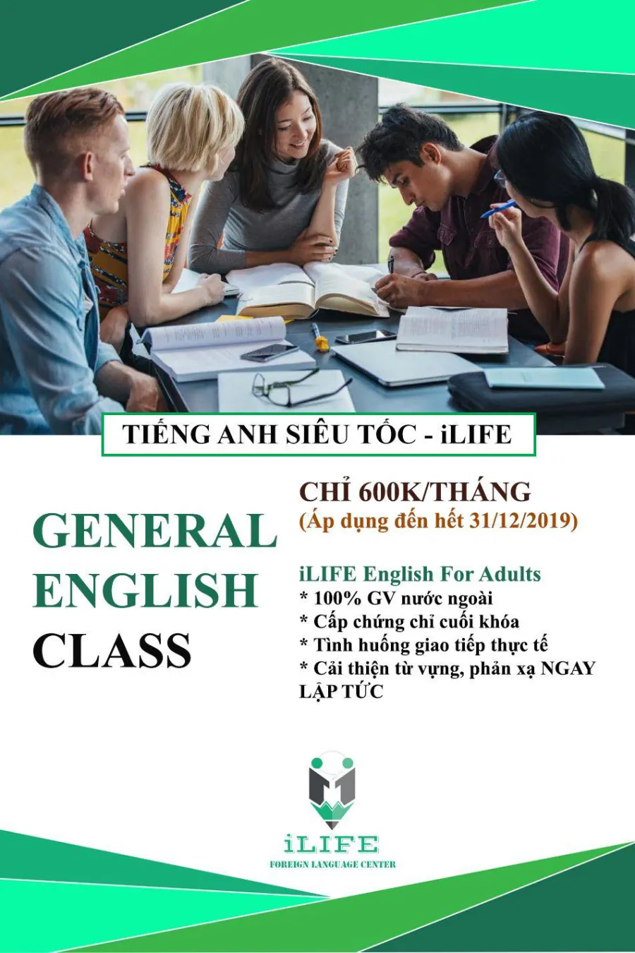 Trung tâm Ngoại ngữ ILIFE - Cơ sở 2