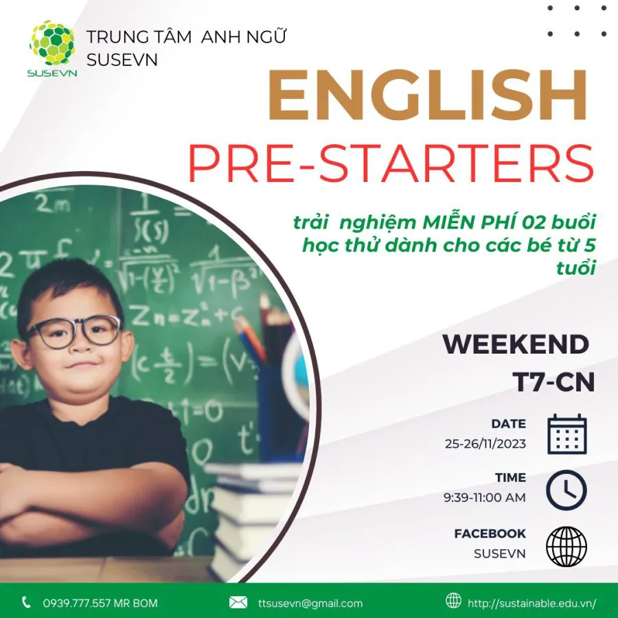Trung tâm Anh Ngữ Sustainable Education Vietnam - Susevn