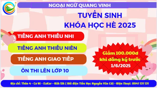 Trung tâm Ngoại Ngữ Quang Vinh