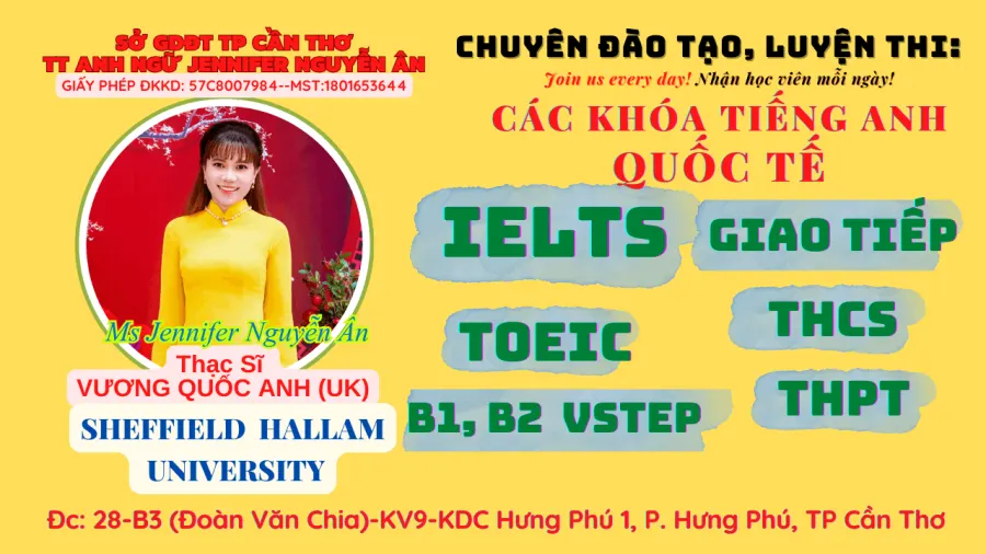 Trung tâm Anh Ngữ Jennifer Nguyễn Ân
