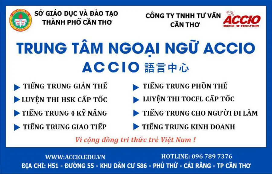 Trung tâm Ngoại Ngữ - Du Học Đài Loan ACCIO
