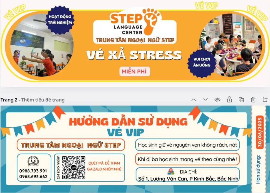 Trung tâm Step- Chinh Phục Ielts & Tiếng Trung Hsk - Cơ sở 1