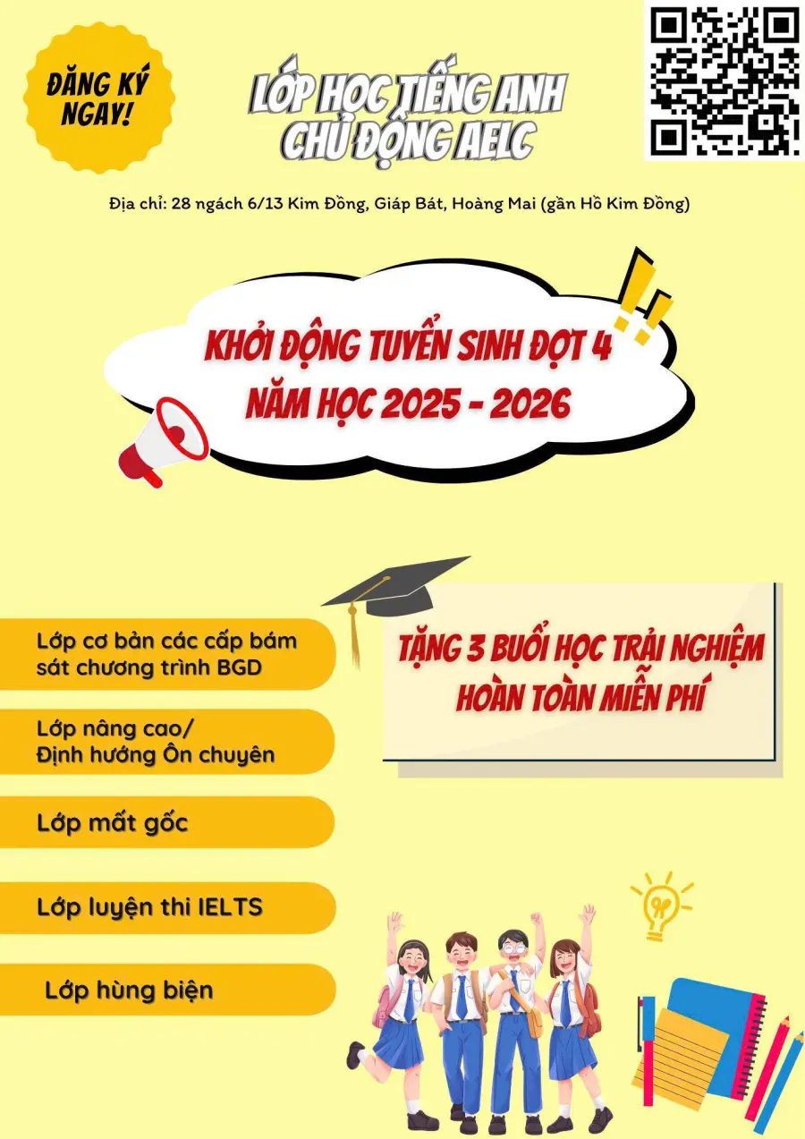 Trung tâm Tiếng Anh Chủ Động( AELC - Active English Learning Class)