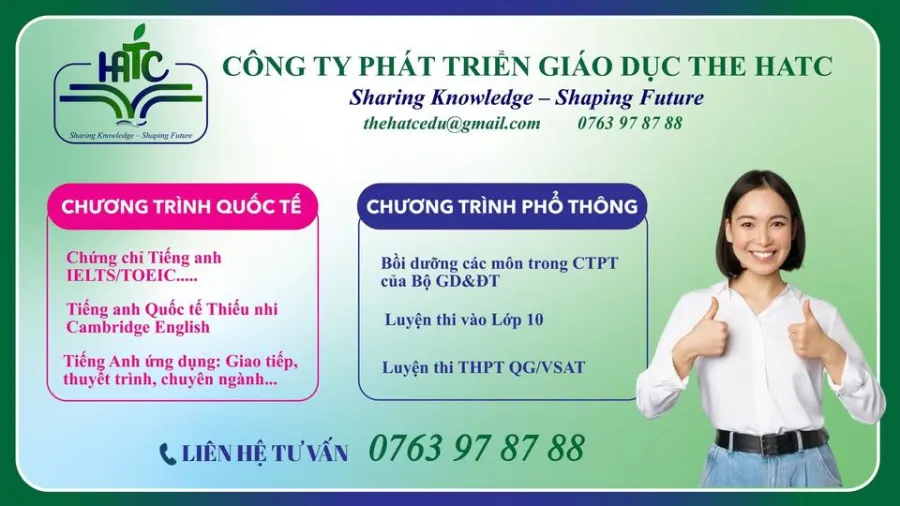 Trung tâm Tiếng Anh The HATC Education - Cơ sở 1