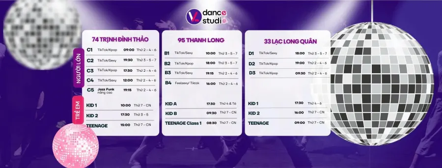 Trung tâm Dạy nhảy VL Dance Studio - Cơ sở 1