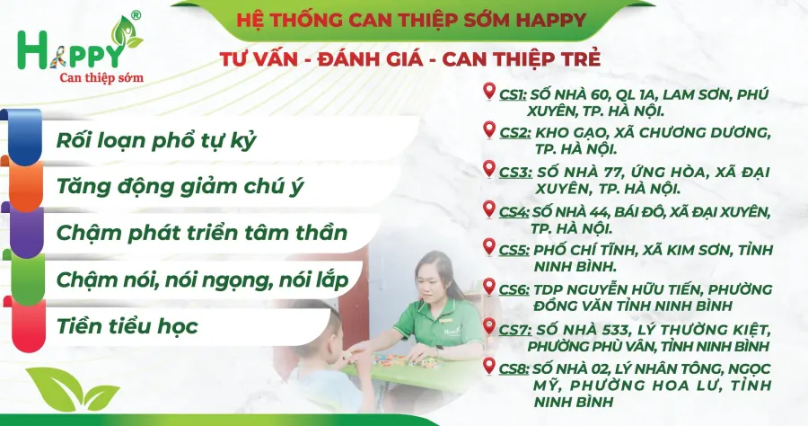 Trung tâm Can Thiệp Sớm Happy - Cơ sở 2