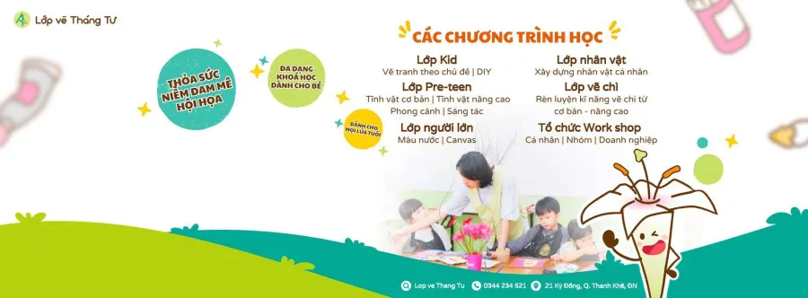 Lớp vẽ Tháng Tư