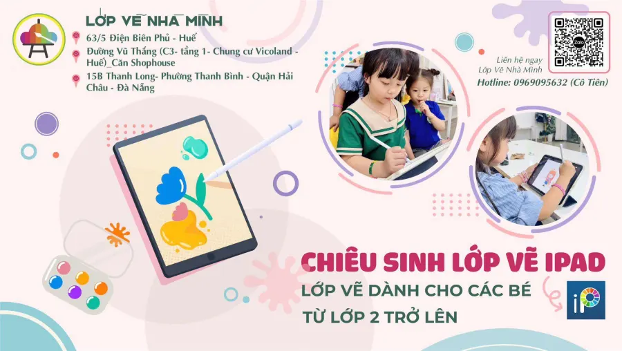 Lớp vẽ nhà mình