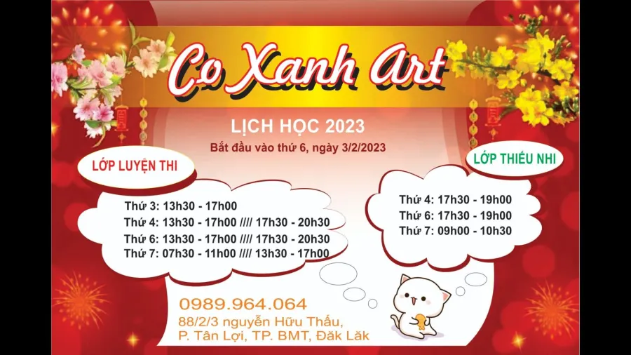 Lớp Vẽ Cọ Xanh - Buôn Ma Thuật