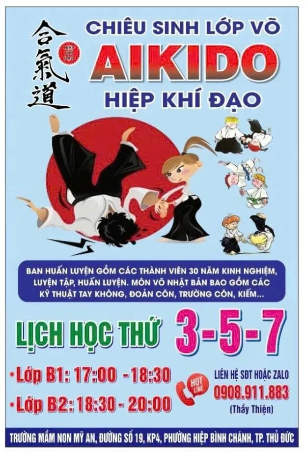 Câu lạc bộ Aikido Zenshin Nhà Văn Hóa Thể Thao