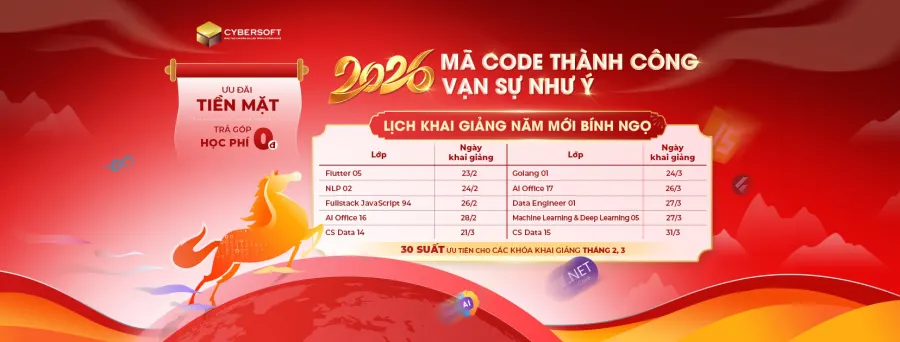 Trung tâm Đào Tạo Chuyên Gia Lập Trình & Công Nghệ  CyberSoft - Cơ sở 1
