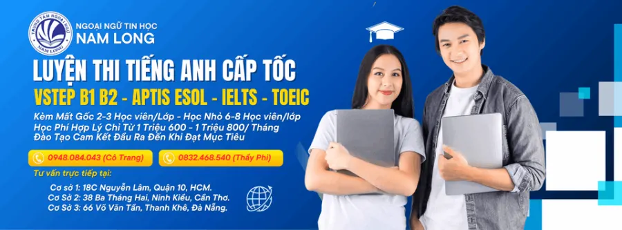 Trung tâm Ngoại Ngữ - Tin Học Nam Long