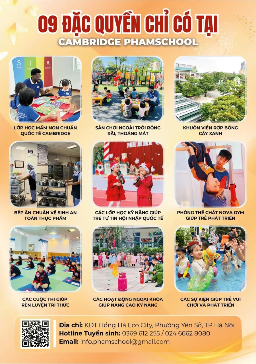 Trường Mầm Non Cambridge Phamschool - Yên Sở
