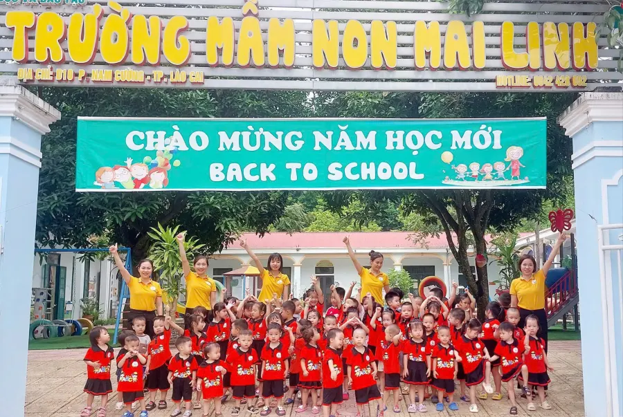 Trường mầm non Mai Linh - Phường Cam Đường - Tỉnh Lào Cai