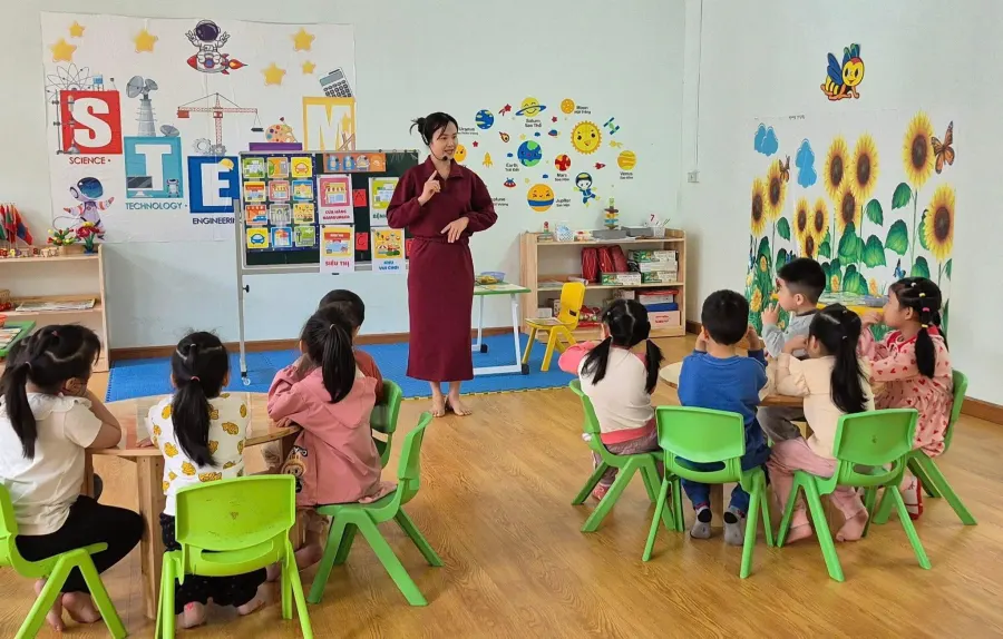 Trường mầm non Mai Linh - Phường Cam Đường - Tỉnh Lào Cai