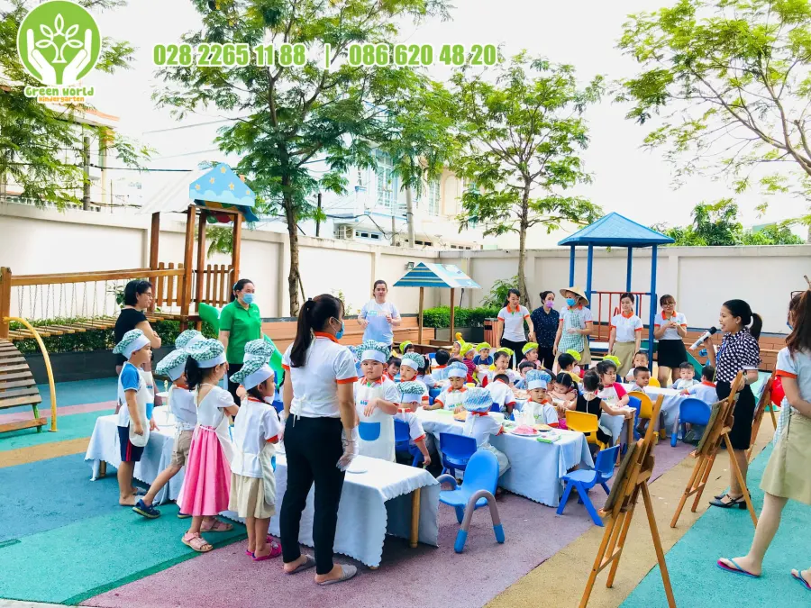 Trường mầm non song ngữ Thế Giới Xanh ( Green World Luxcity )