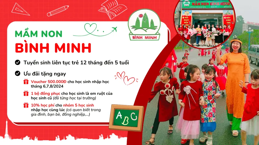 Trường Mầm Non Tư Thục Bình Minh