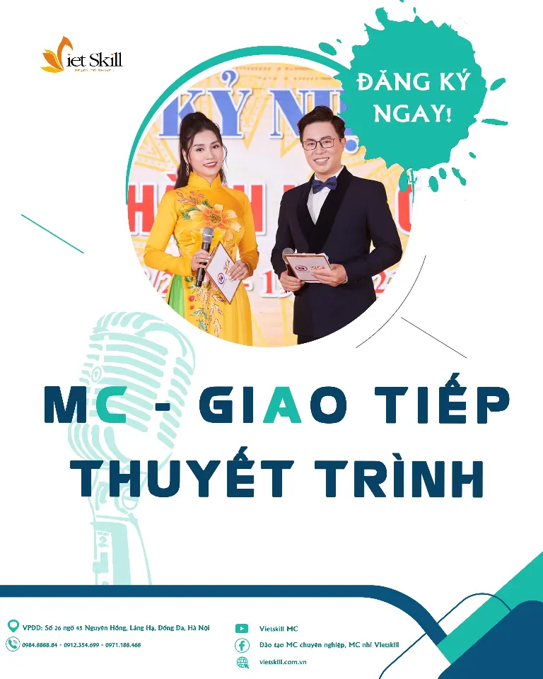 Trung tâm đào tạo MC chuyên nghiệp, MC nhí Vietskill